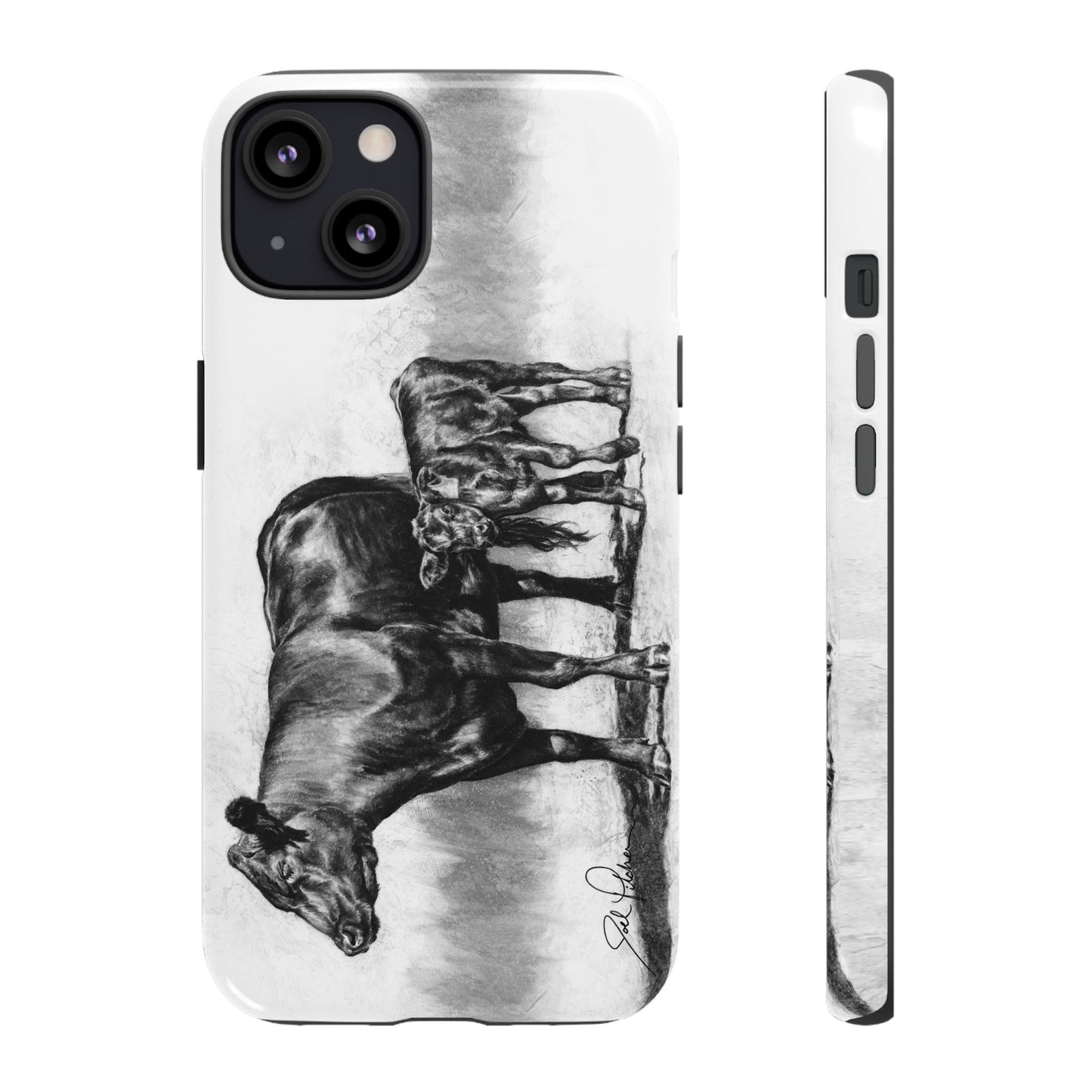 "Mama Cow & Calf" Smart Phone Tough Case