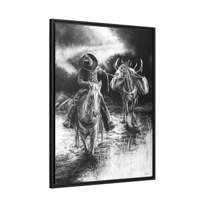 "Shallow Crossing" Framed Canvas