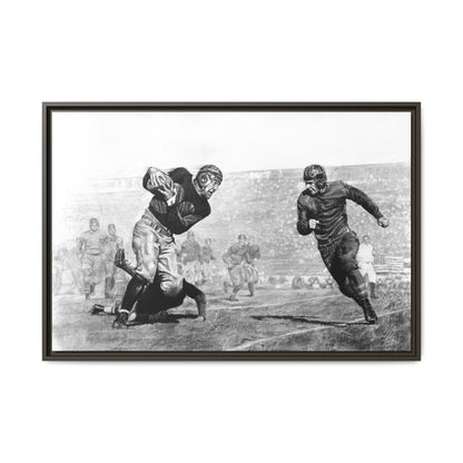 "Leatherheads" Framed Canvas
