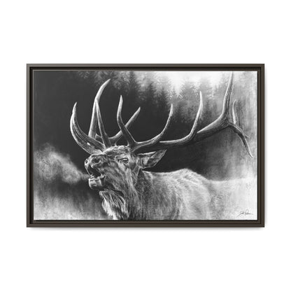 "Bugle Boy" Framed Canvas