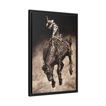 "Giddy Up" Framed Canvas