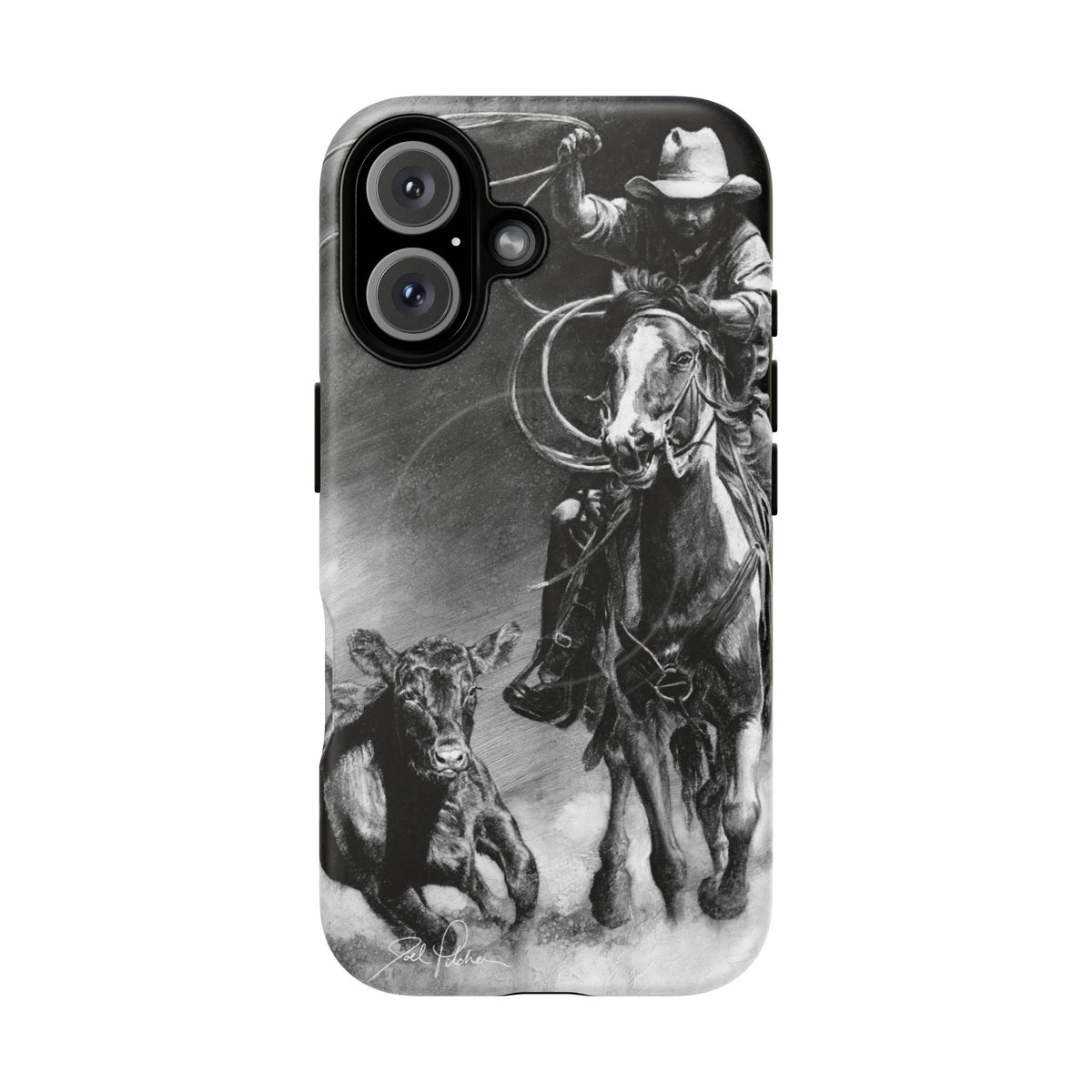 "Calf Roping" Magnetic Tough Case