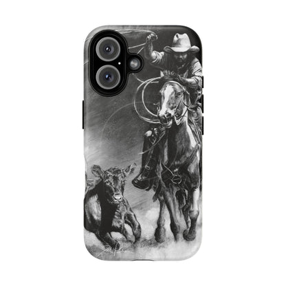 "Calf Roping" Magnetic Tough Case