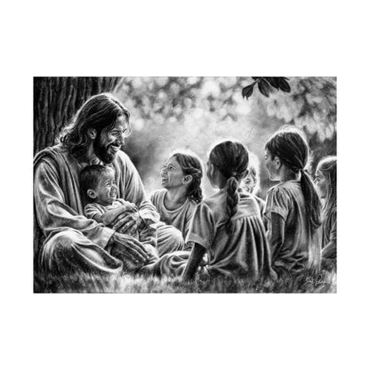 "Bless the Little Ones" Premium Matte Paper Print