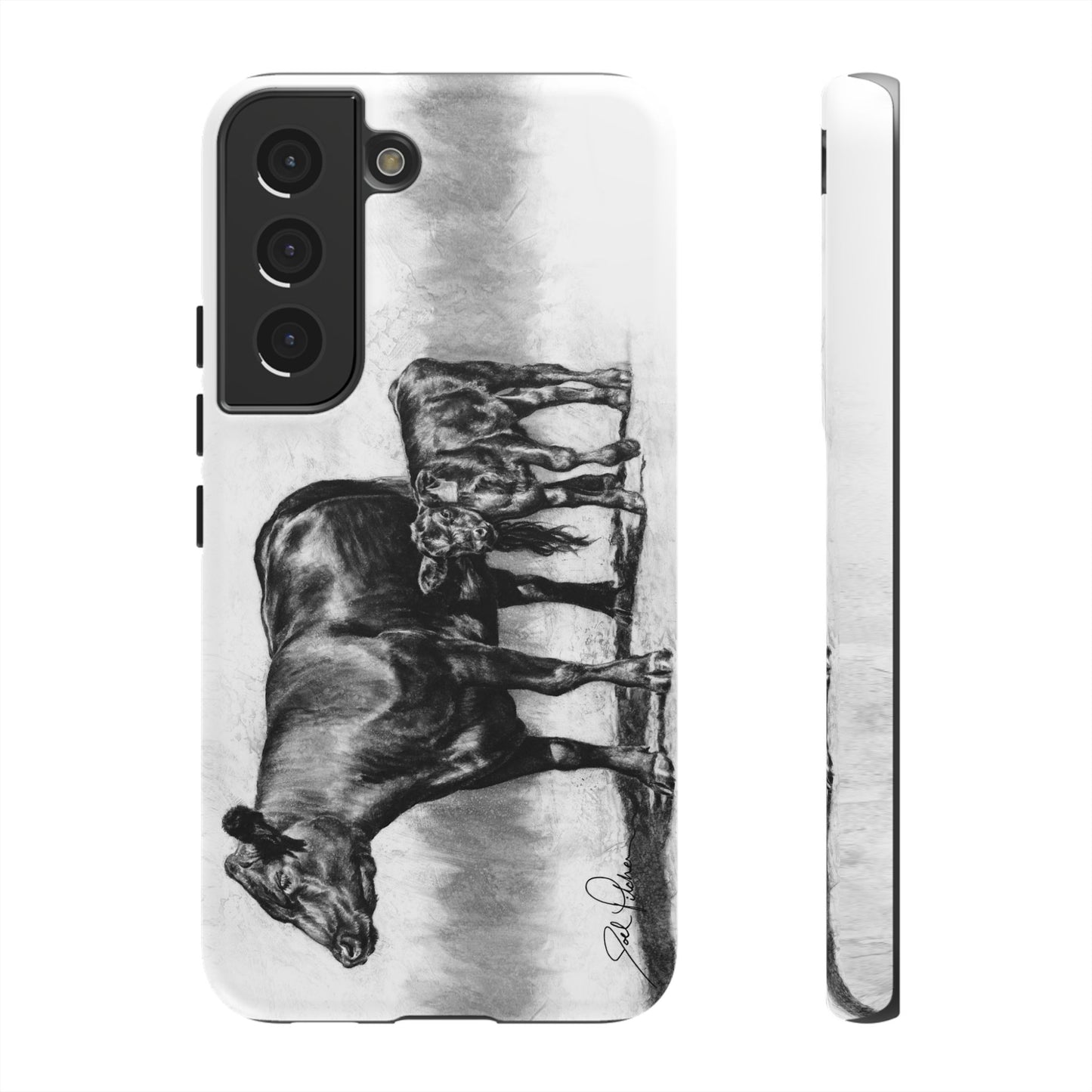 "Mama Cow & Calf" Smart Phone Tough Case