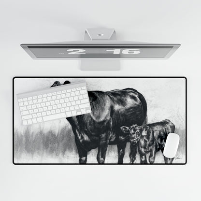 "Momma Cow and Calf" Mouse Pad
