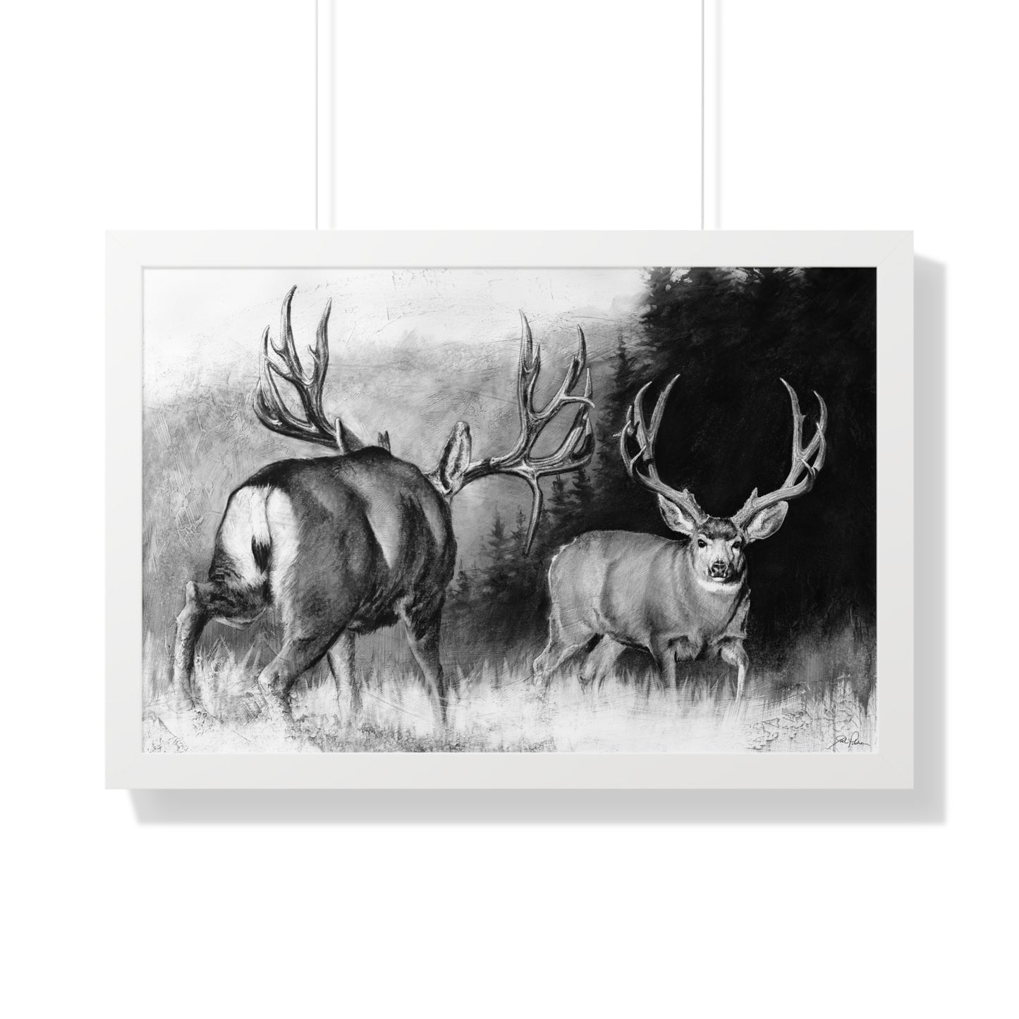 "Face Off" Framed Paper Print