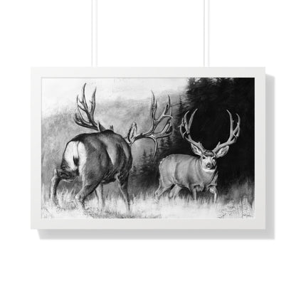 "Face Off" Framed Paper Print