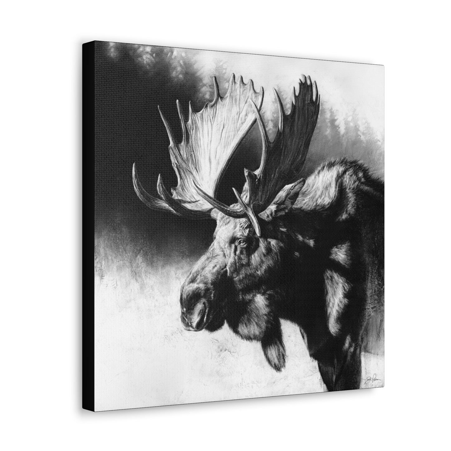 "Formida-bull" Gallery Wrapped Canvas