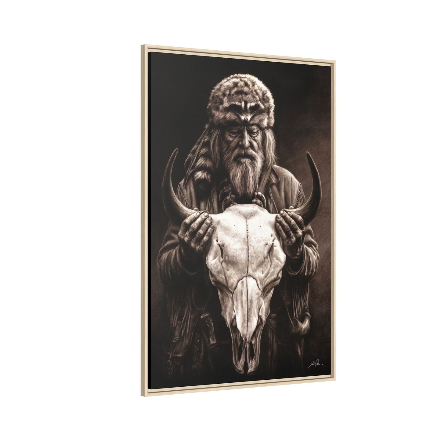 "Legends of the West" Framed Canvas