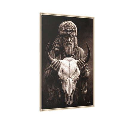 "Legends of the West" Framed Canvas