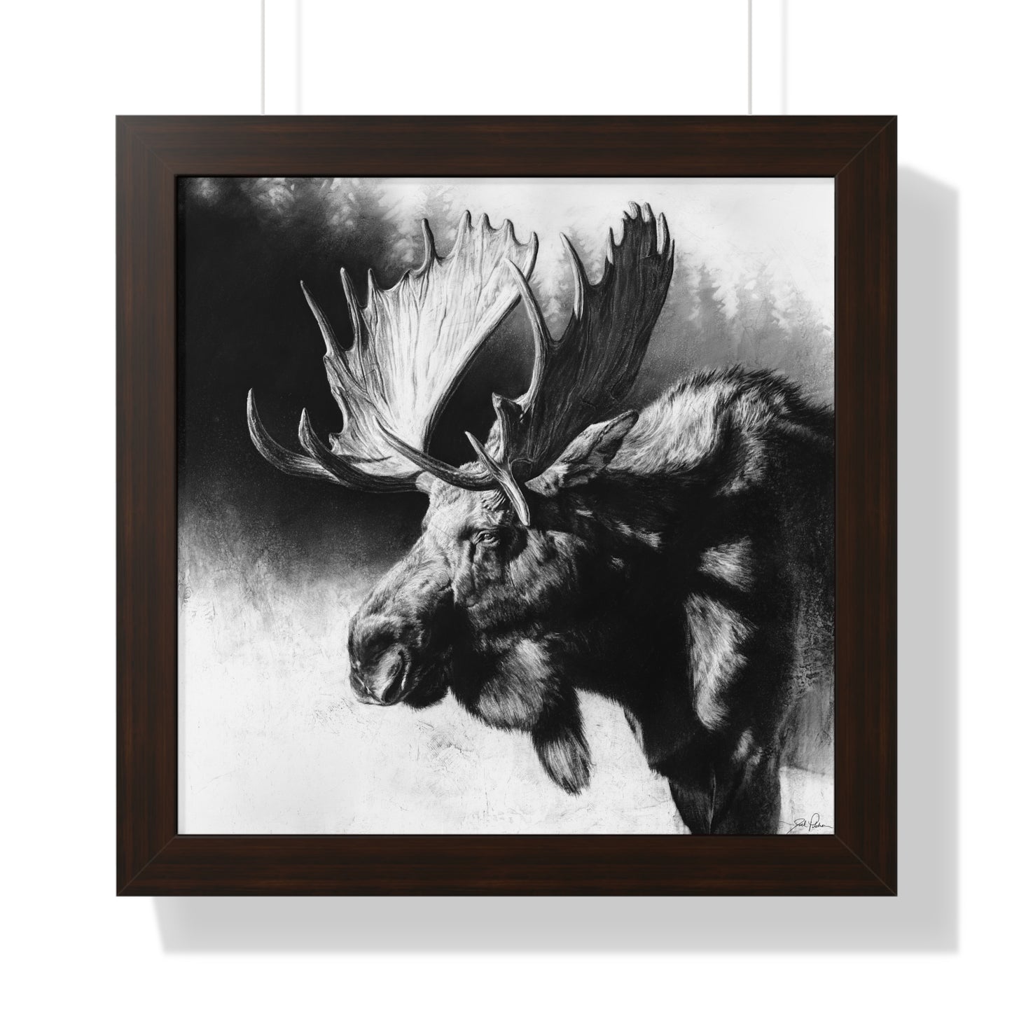 "Formida-bull" Framed Paper Print