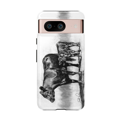 "Mama Cow & Calf" Smart Phone Tough Case