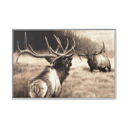 "Ready to Rumble" Framed Canvas