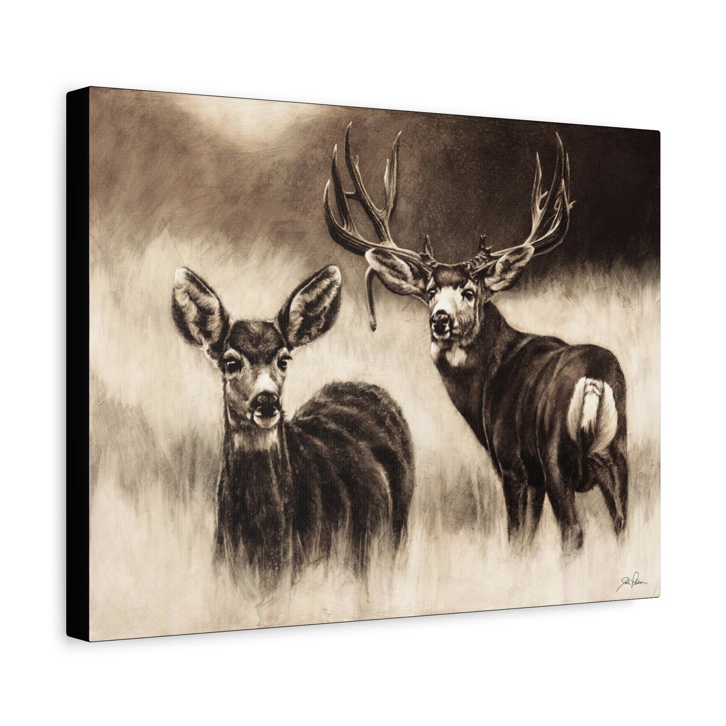 "Couples Retreat" Stretched Canvas