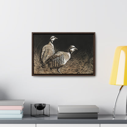 "Chukars" Gallery Wrapped/Framed Canvas