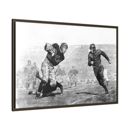 "Leatherheads" Framed Canvas