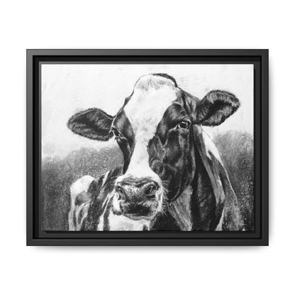 "Holstein" Framed Canvas