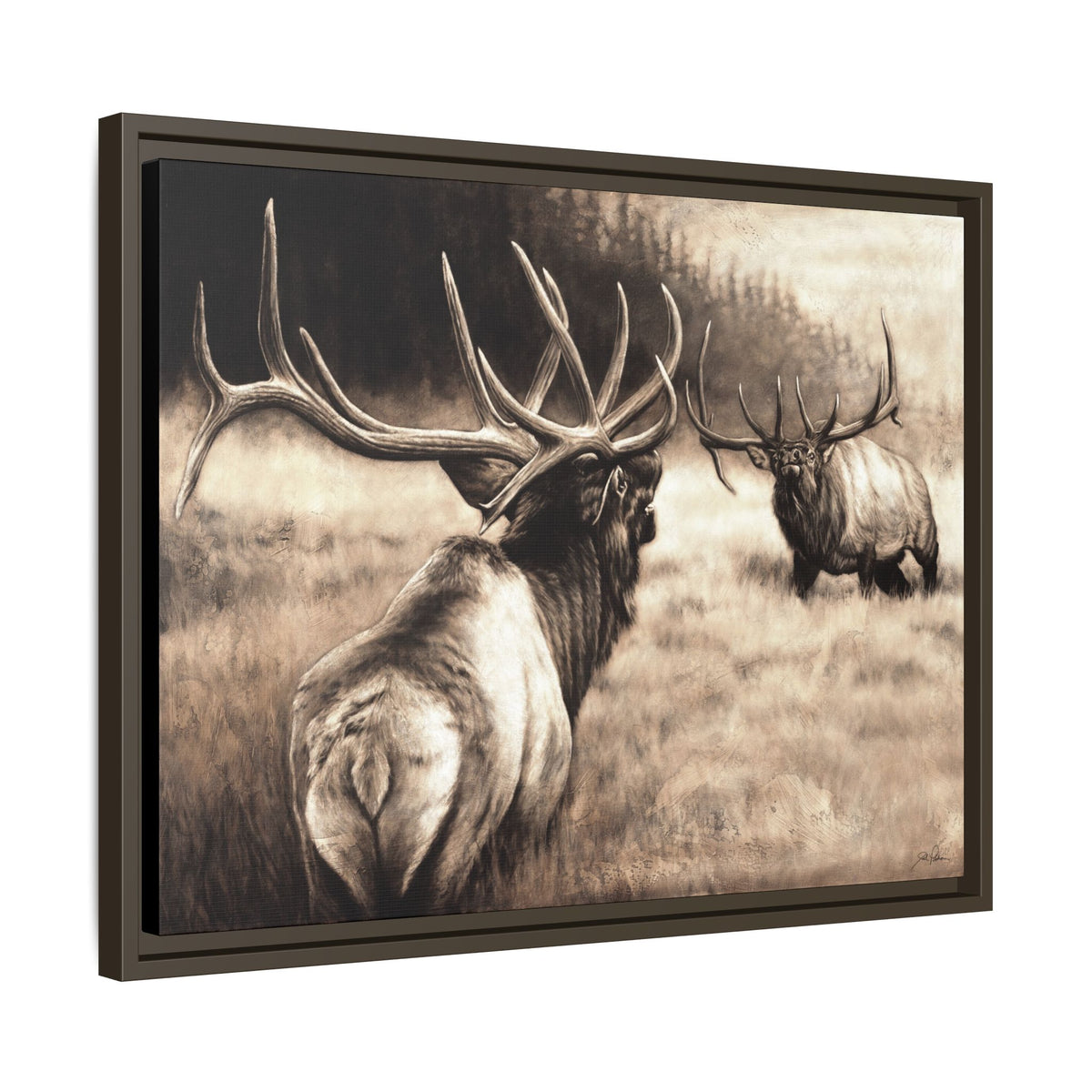 "Ready to Rumble" Framed Canvas