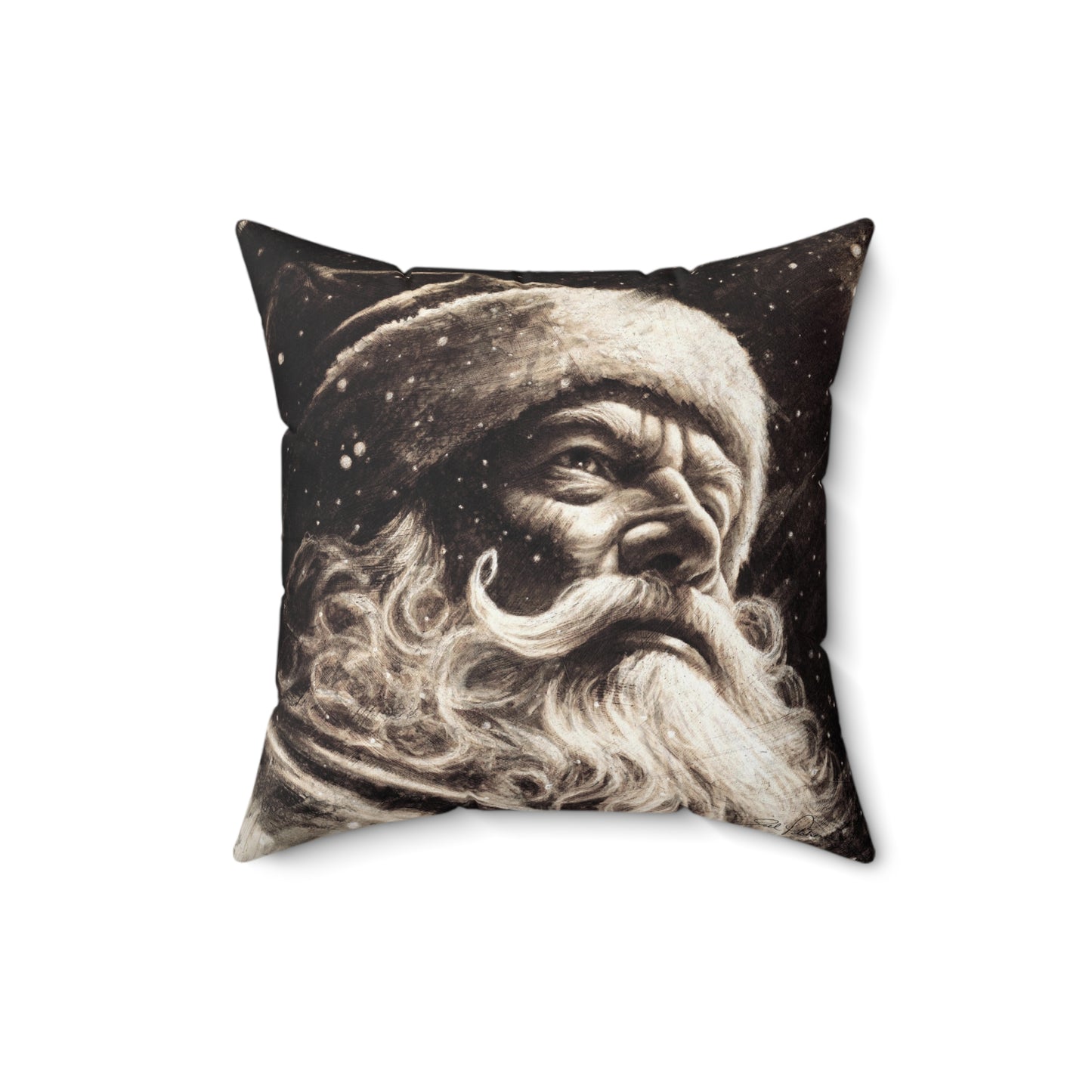 "Kris Kringle" Square Pillow