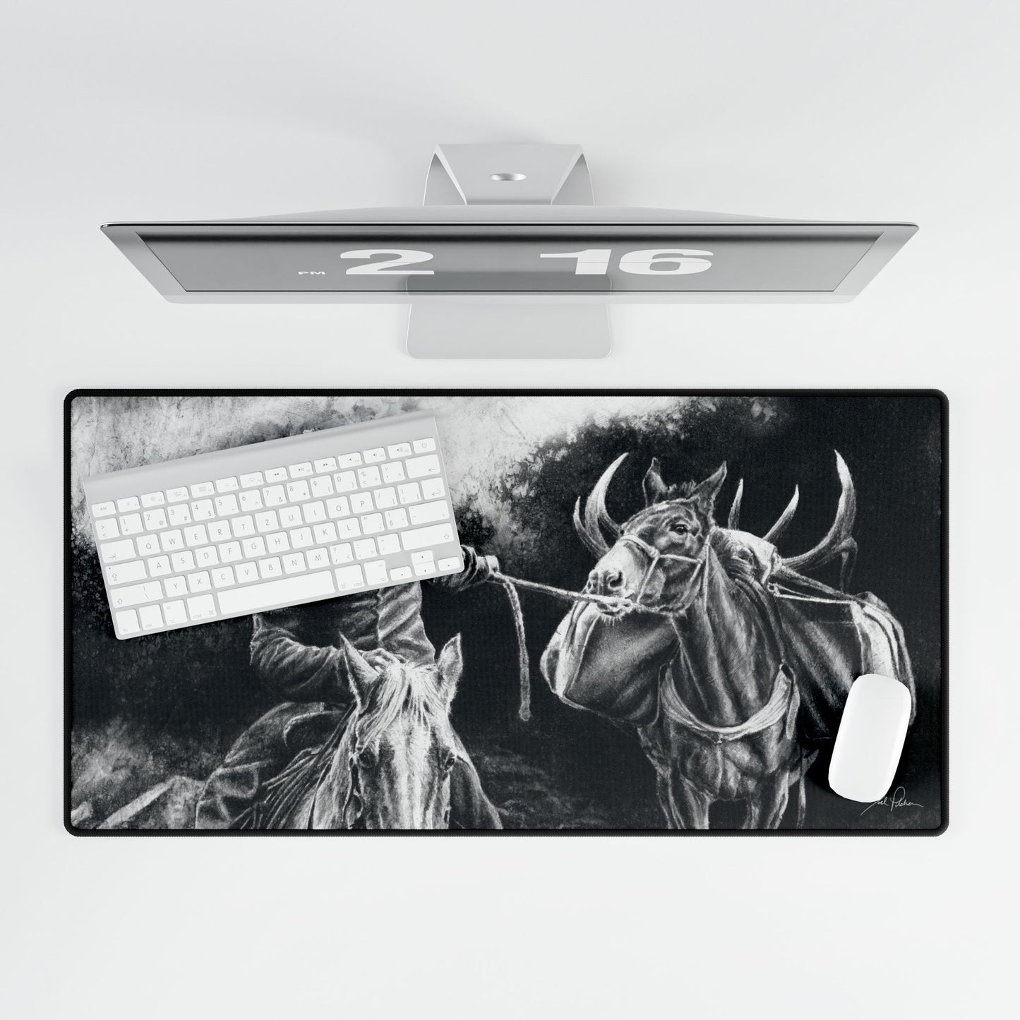 "Shallow Crossing" Mouse Pad