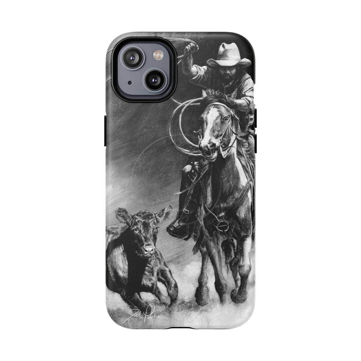 "Calf Roping" Magnetic Tough Case