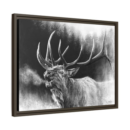 "Bugle Boy" Framed Canvas