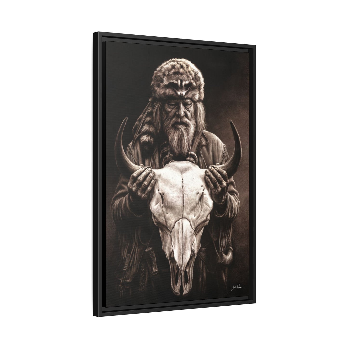 "Legends of the West" Framed Canvas