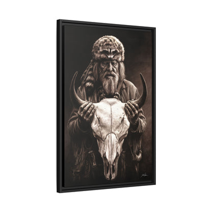 "Legends of the West" Framed Canvas