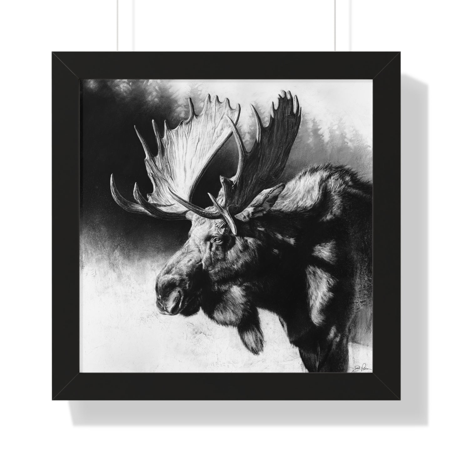 "Formida-bull" Framed Paper Print