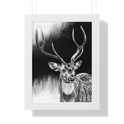 "Axis Buck" Framed Paper Print