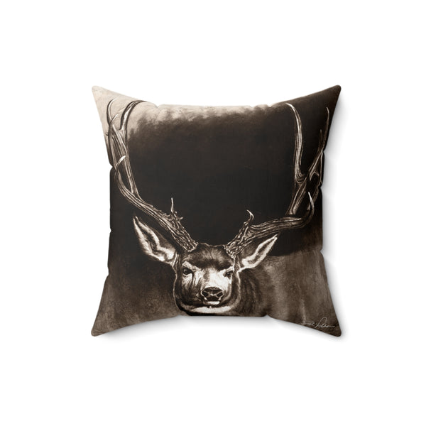 "Muley" Square Pillow.