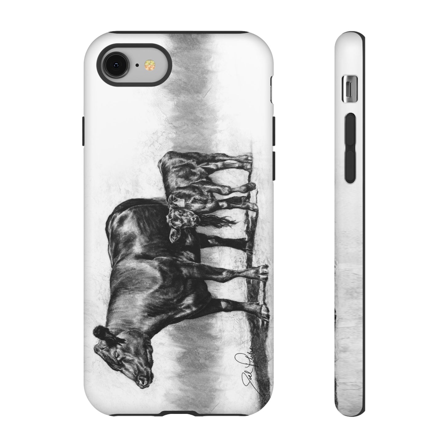 "Mama Cow & Calf" Smart Phone Tough Case