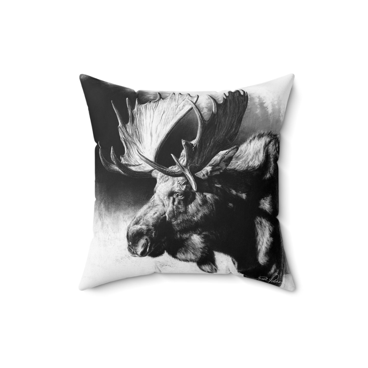 "Formida-bull" Square Pillow.