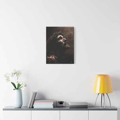 "With His Stripes We Are Healed" Stretched Canvas