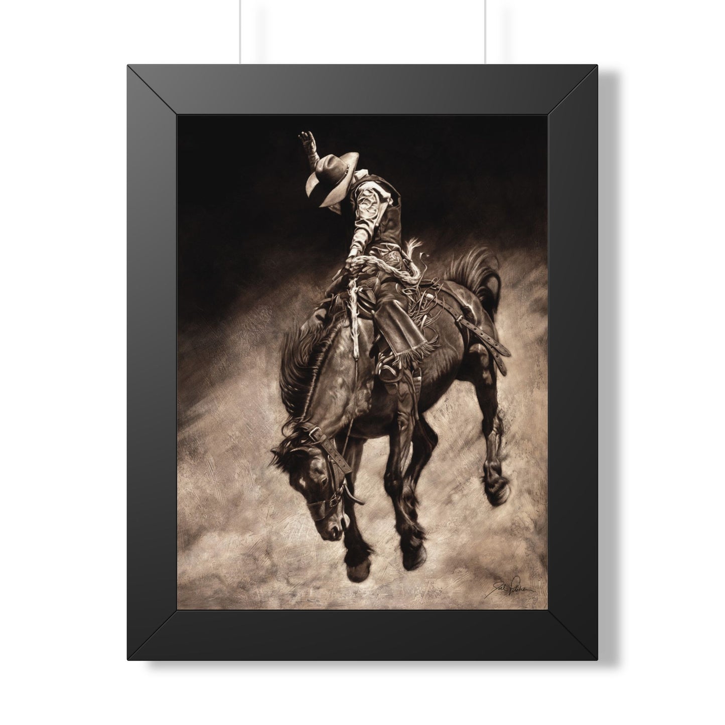 "Giddy Up" Framed Paper Print.