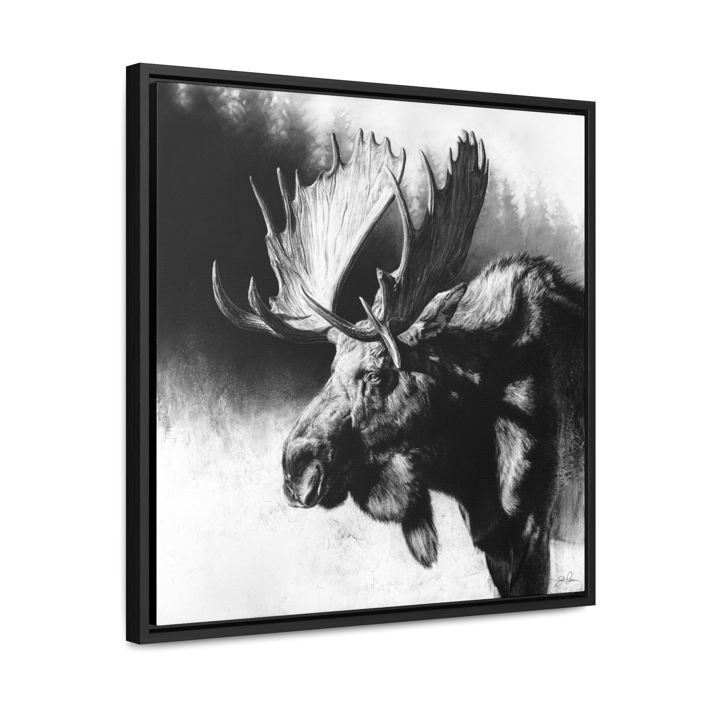 "Formida-bull" Gallery Wrapped/Framed Canvas