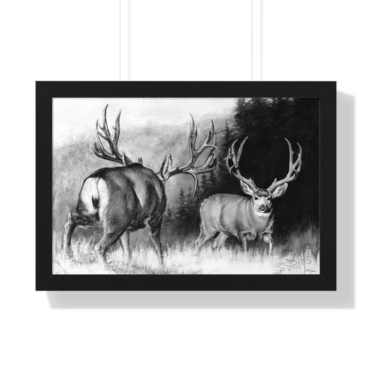 "Face Off" Framed Paper Print