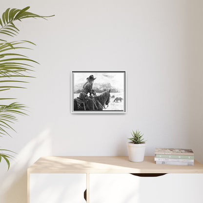 "Bridles and Braids" Framed Canvas