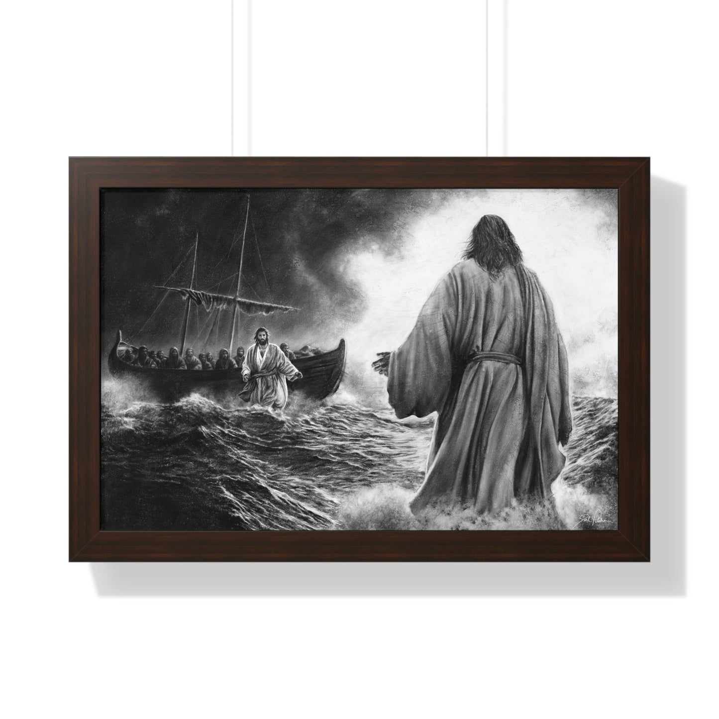 "Be Not Afraid" Framed Paper Print