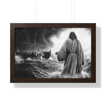 "Be Not Afraid" Framed Paper Print