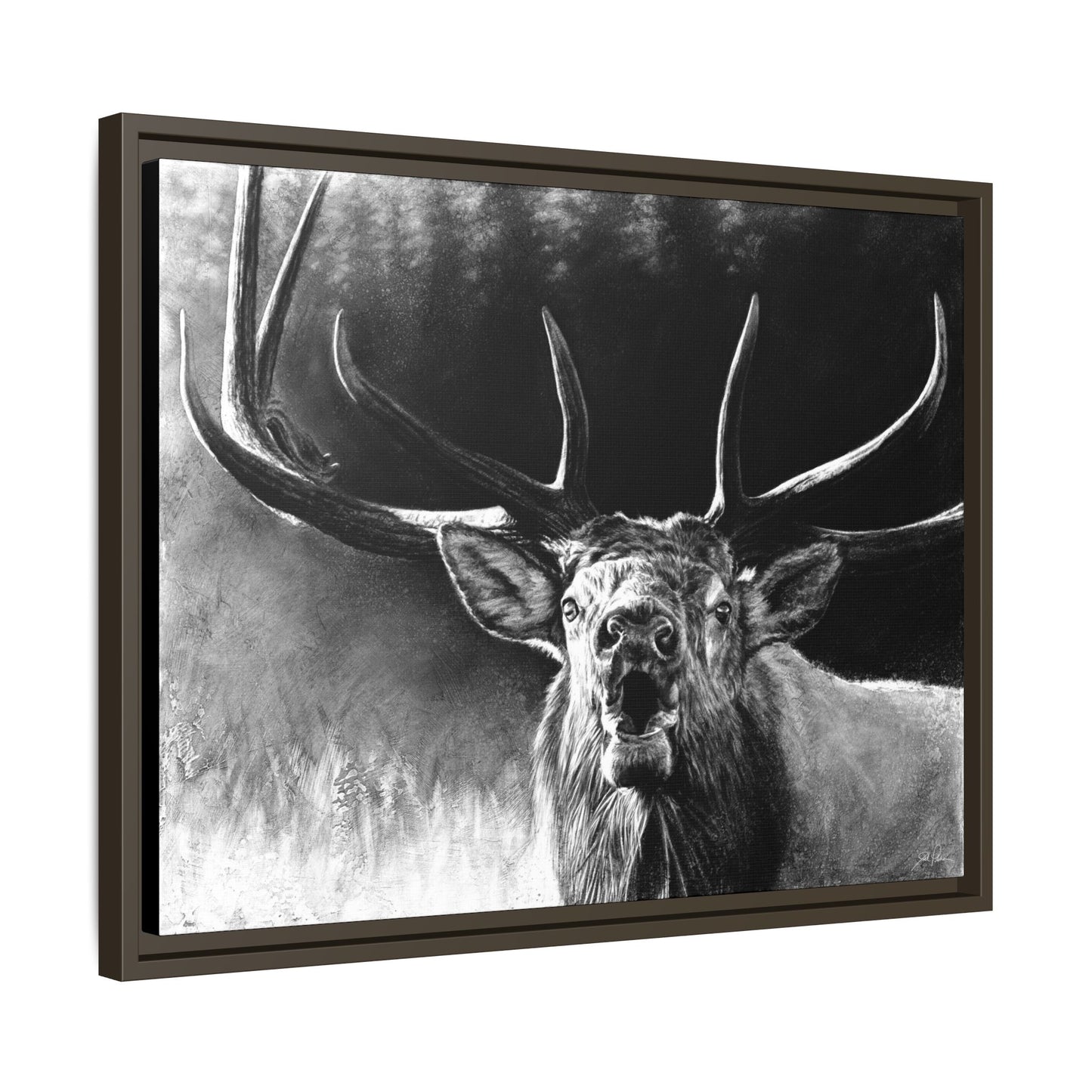 "Battle Cry" Framed Canvas