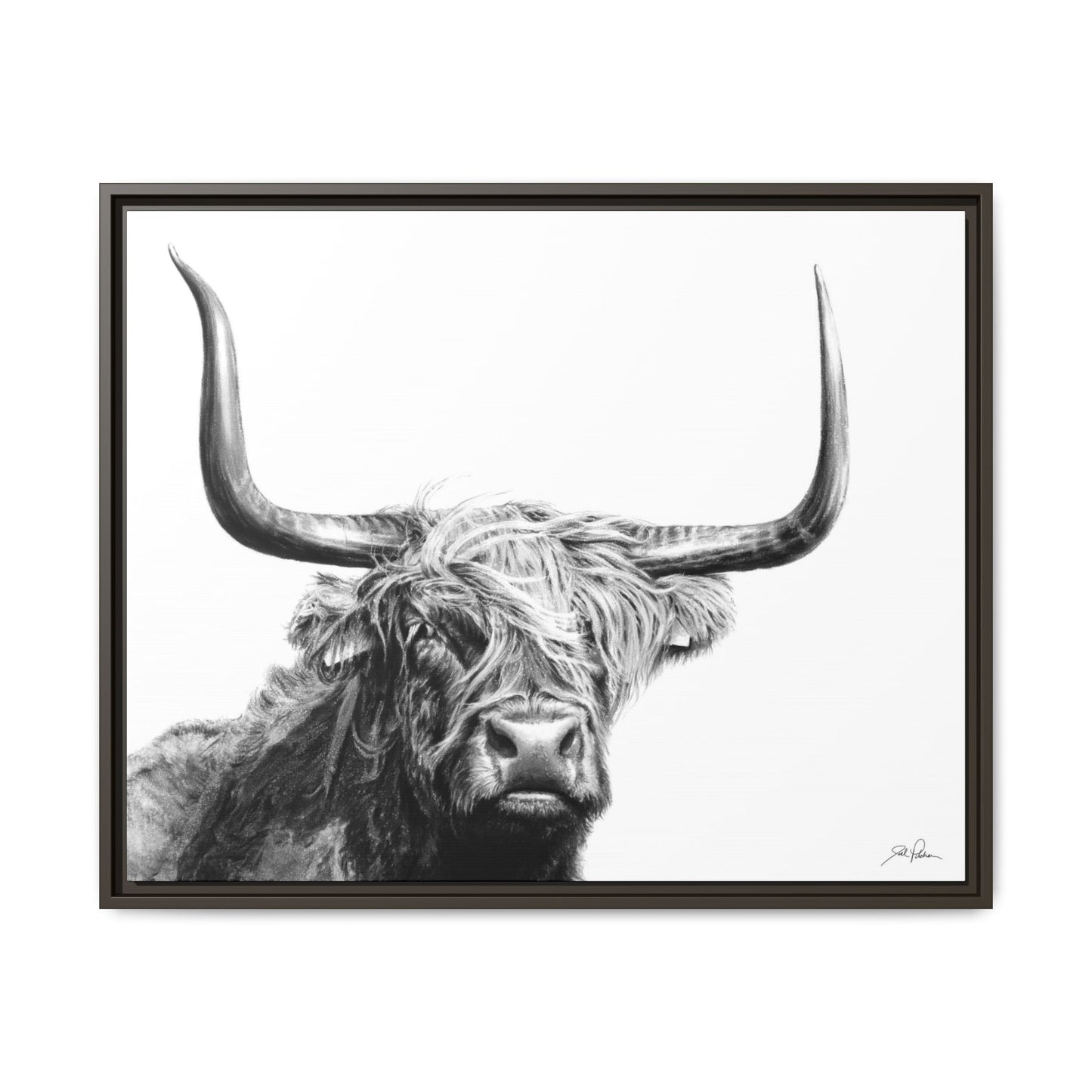 "Highlander" Framed Canvas