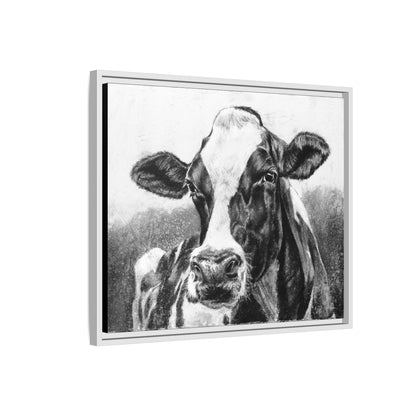 "Holstein" Framed Canvas
