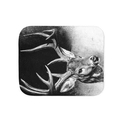 "Whitetail Buck" Sherpa Blanket.