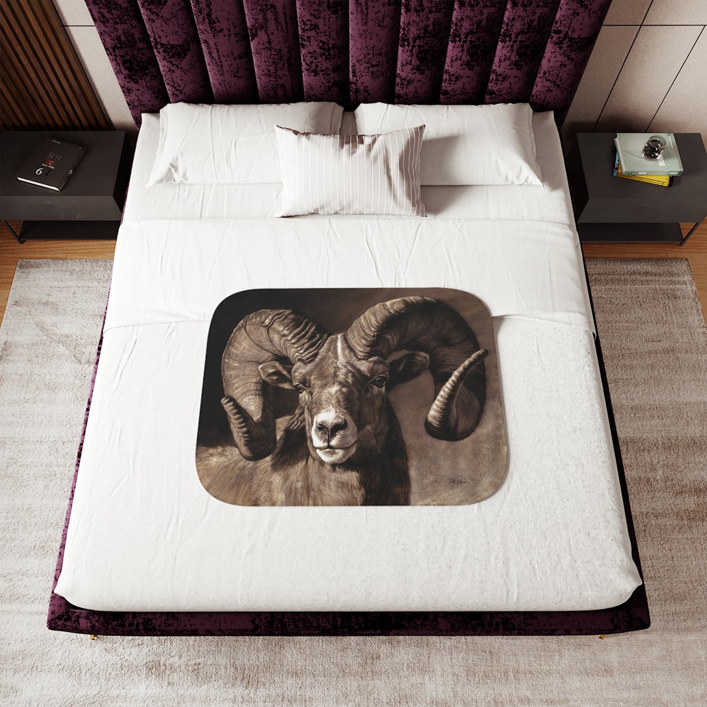 "Full Curl" Sherpa Blanket.