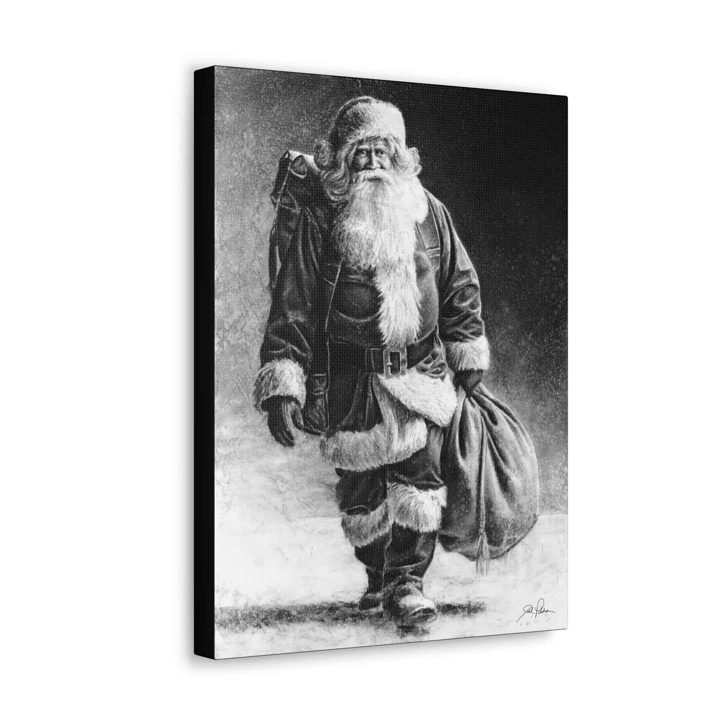 "Right Down Santa Claus Lane" Gallery Wrapped Canvas