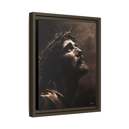 "With His Stripes We Are Healed" Framed Canvas
