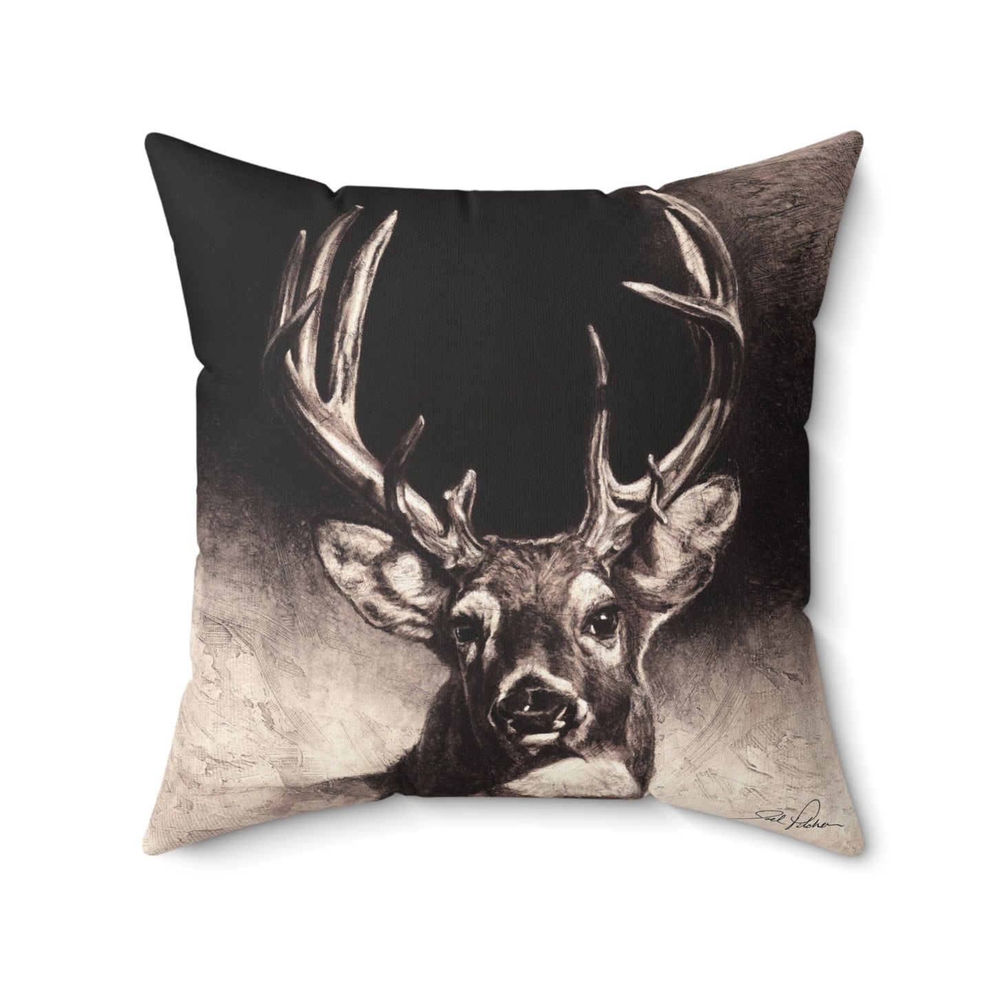 "Nice Buck" Square Pillow.