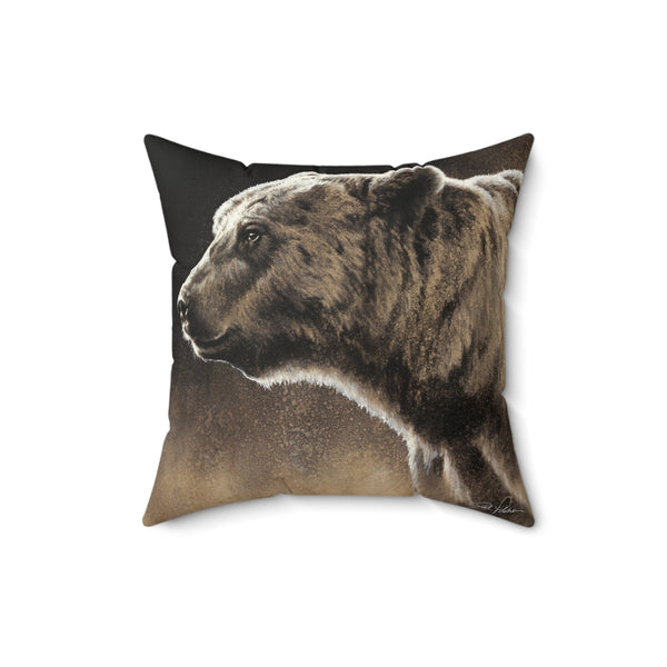 "Grizzly" Square Pillow